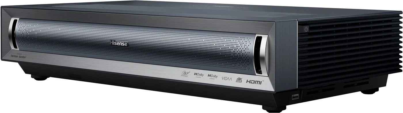 Hisense 4K DLP Projektor mit Harman Kardon Sound, Dolby Vision und Atmos