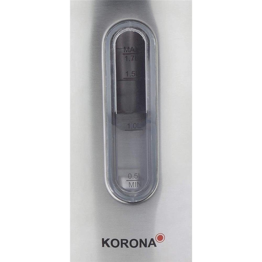 KORONA Wasserkocher 20350 1,7L 360° kabellos Retro-Stil 2200W Edelstahl NEU