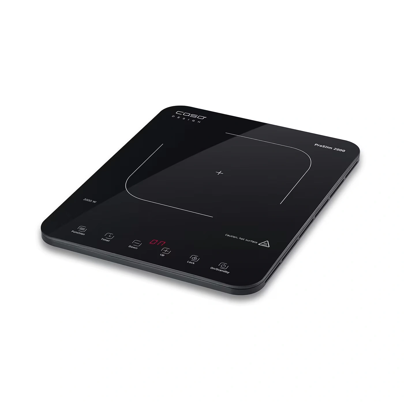 CASO Design ProSlim 2000 mobiles Induktionskochfeld Touchbedienung 2000W NEU