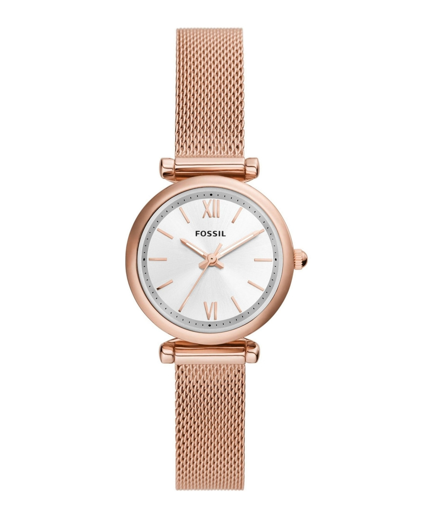 FOSSIL ES5314SET Damenarmbanduhr Quarzuhr CARLIE Edelstahl roségoldfarben B-WARE