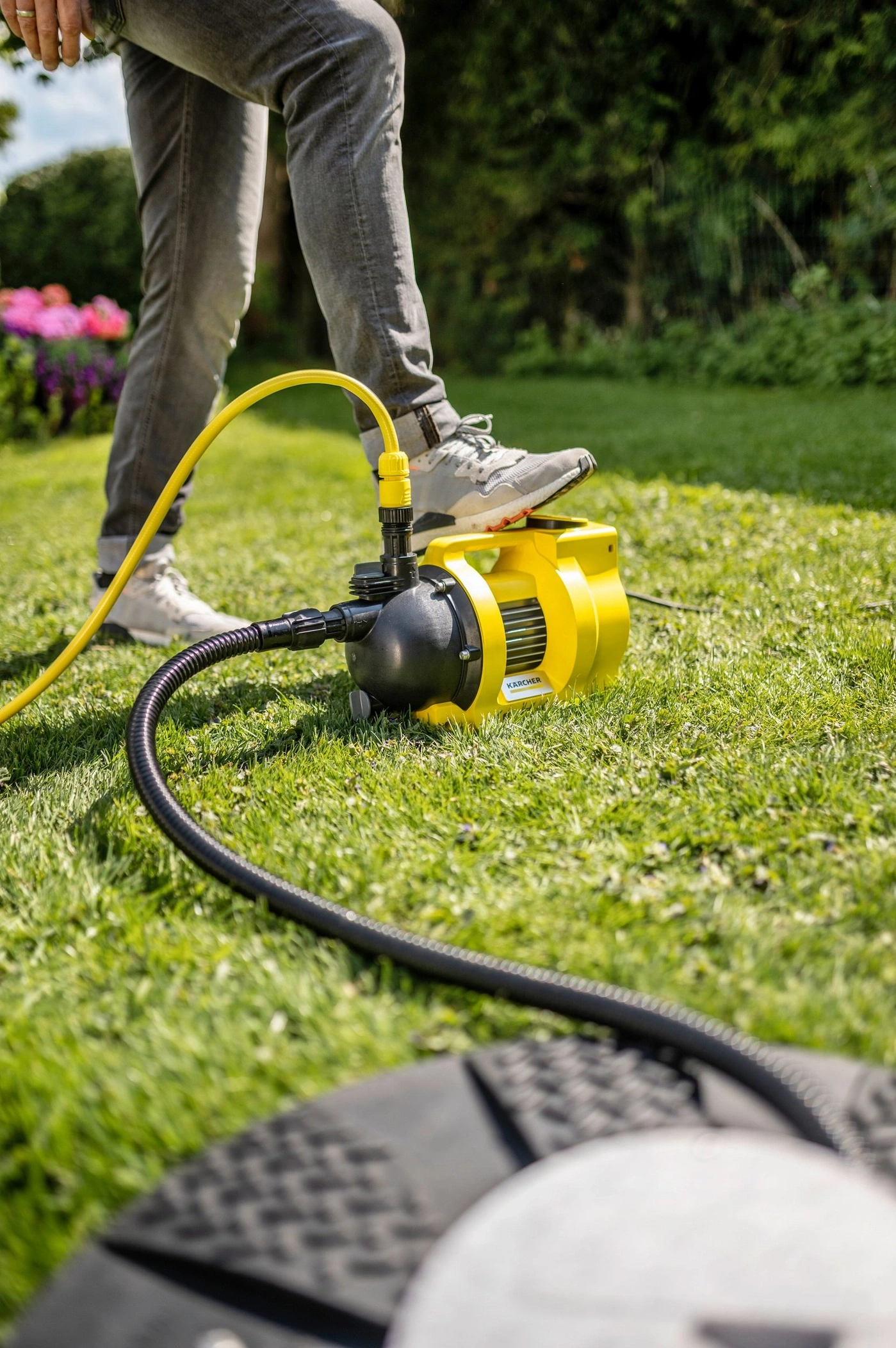 KÄRCHER BP 4.500 Garden Set Plus Gartenpumpe 550W 4500 l/h 20m Schlauch B-WARE