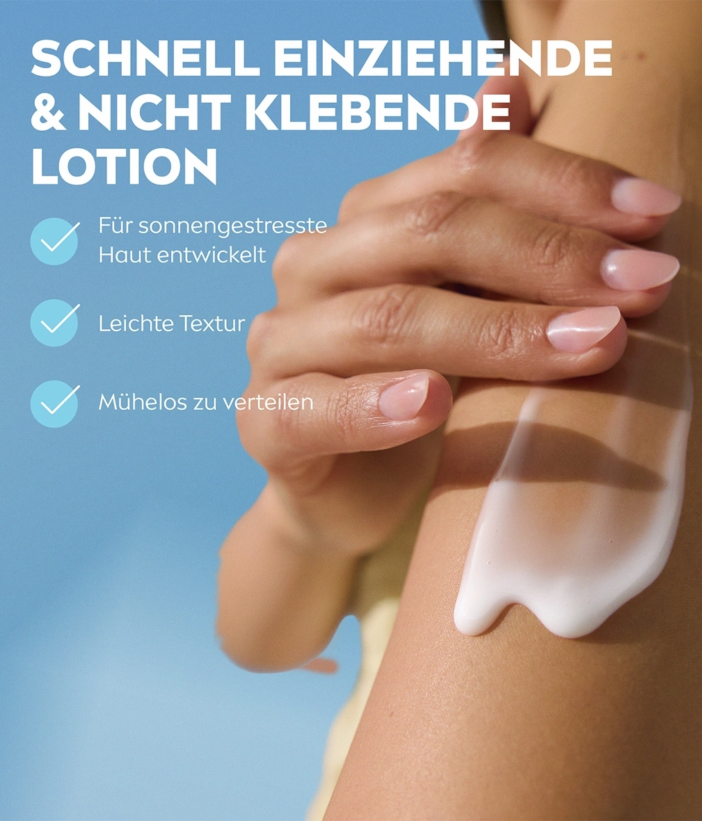 NIVEA Sun After Sun Lotion 2 x 400ml 48h+ Feuchtigkeit Kühlend Hyaluron