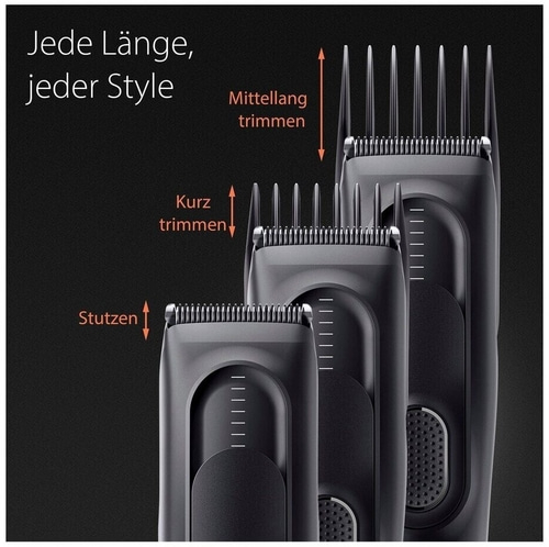 BRAUN Haar- und Bartschneider HC5330 Haarschneider Trimmaufsätze schwarz B-Ware
