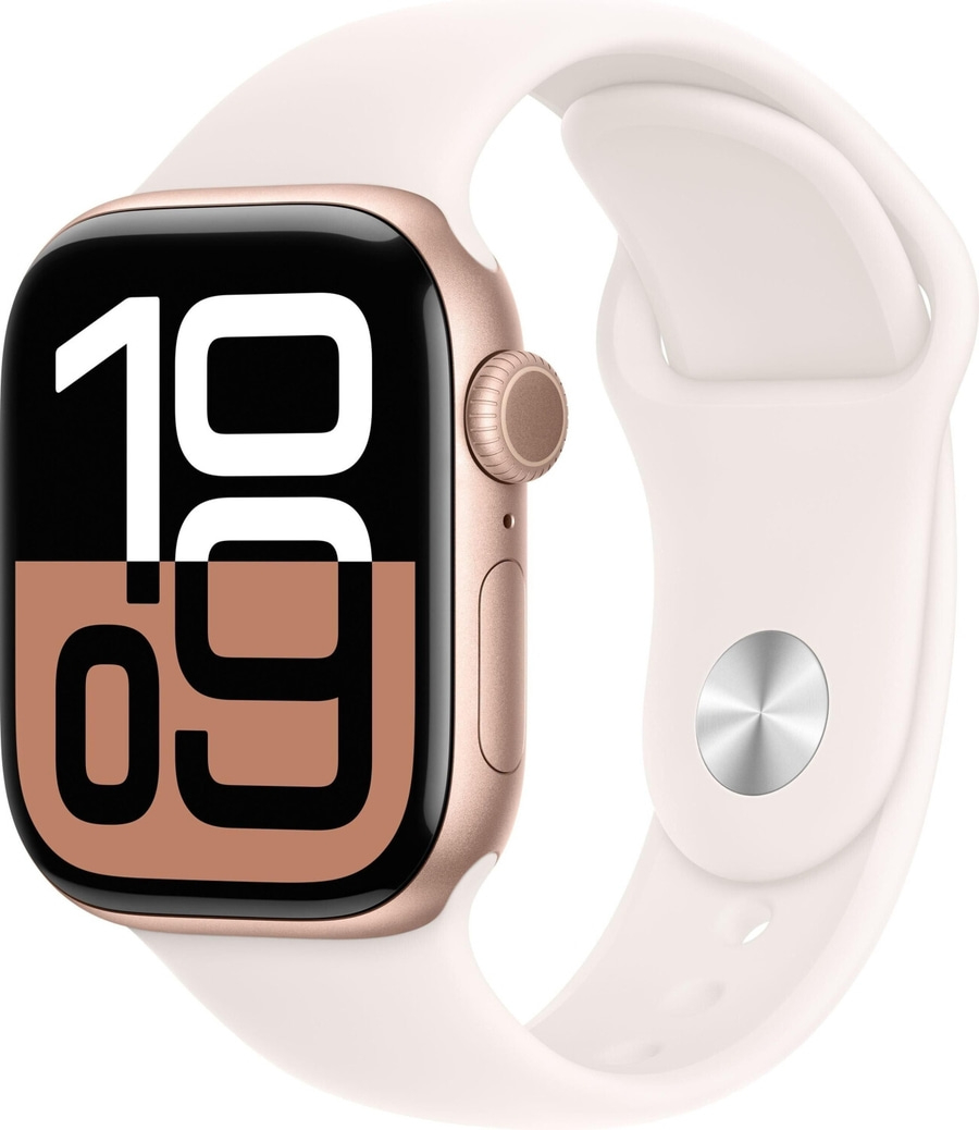 APPLE Watch S10 GPS+Cell 42 mm Alugehäuse Sportband M/L Rosa MWXA3QF/A B-Ware