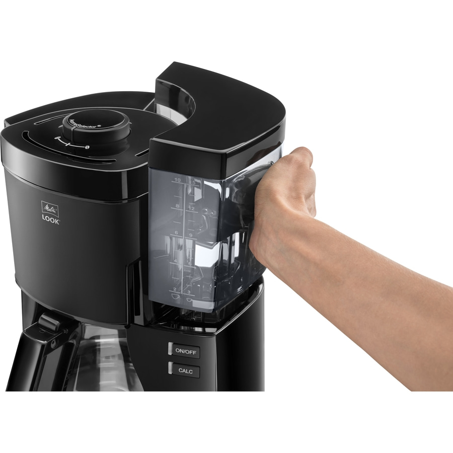 MELITTA Filterkaffeemaschine Look Perfection 1025-02 Warmhaltefunktion Schwarz