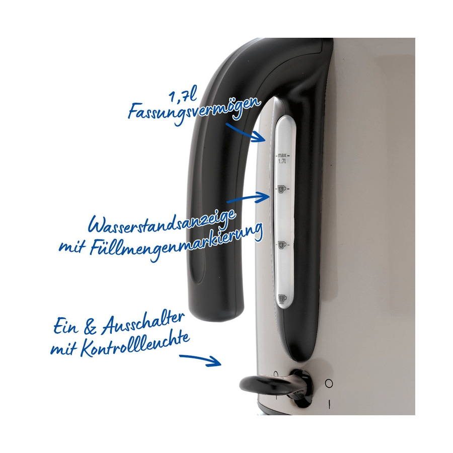 RUSSELL HOBBS Wasserkocher Colours Plus Mocha 28511-70 1,7L 2400W Mokka Braun