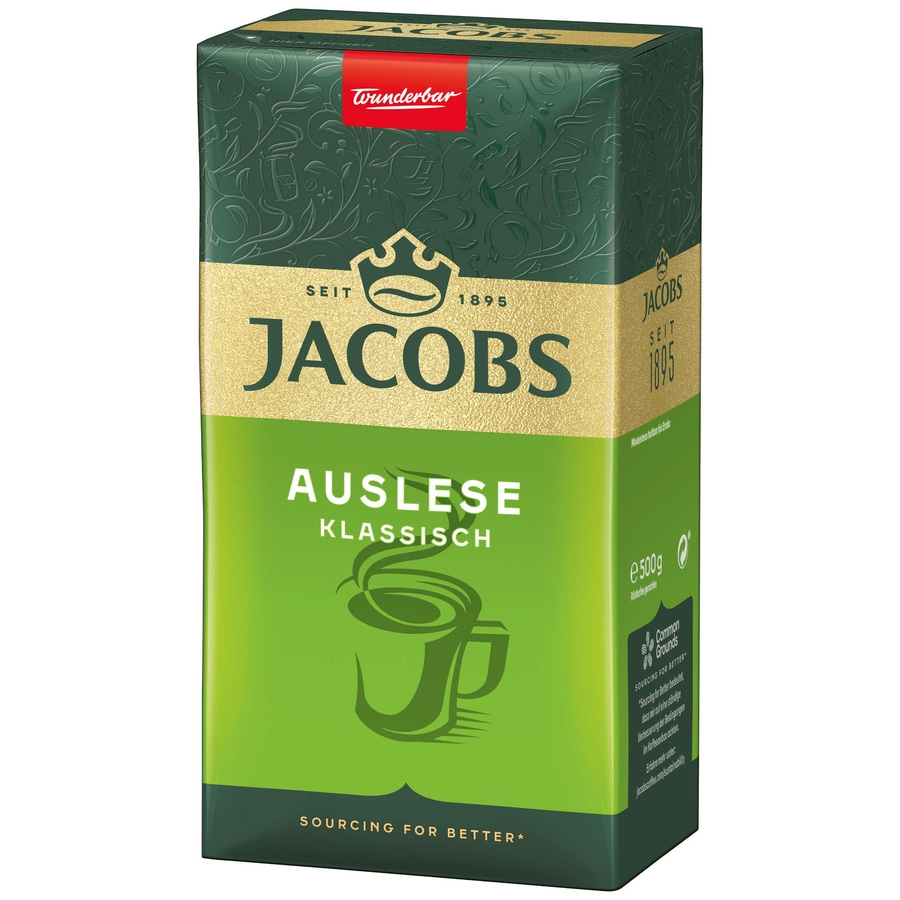 JACOBS Filterkaffee Auslese Klassisch 12x500g Pulver-Kaffee gemahlen Röstkaffee