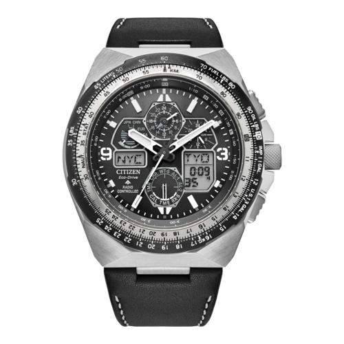 CITIZEN Armbanduhr JY8149-05E Herrenchronograph 46 mm Eco-Drive B-Ware