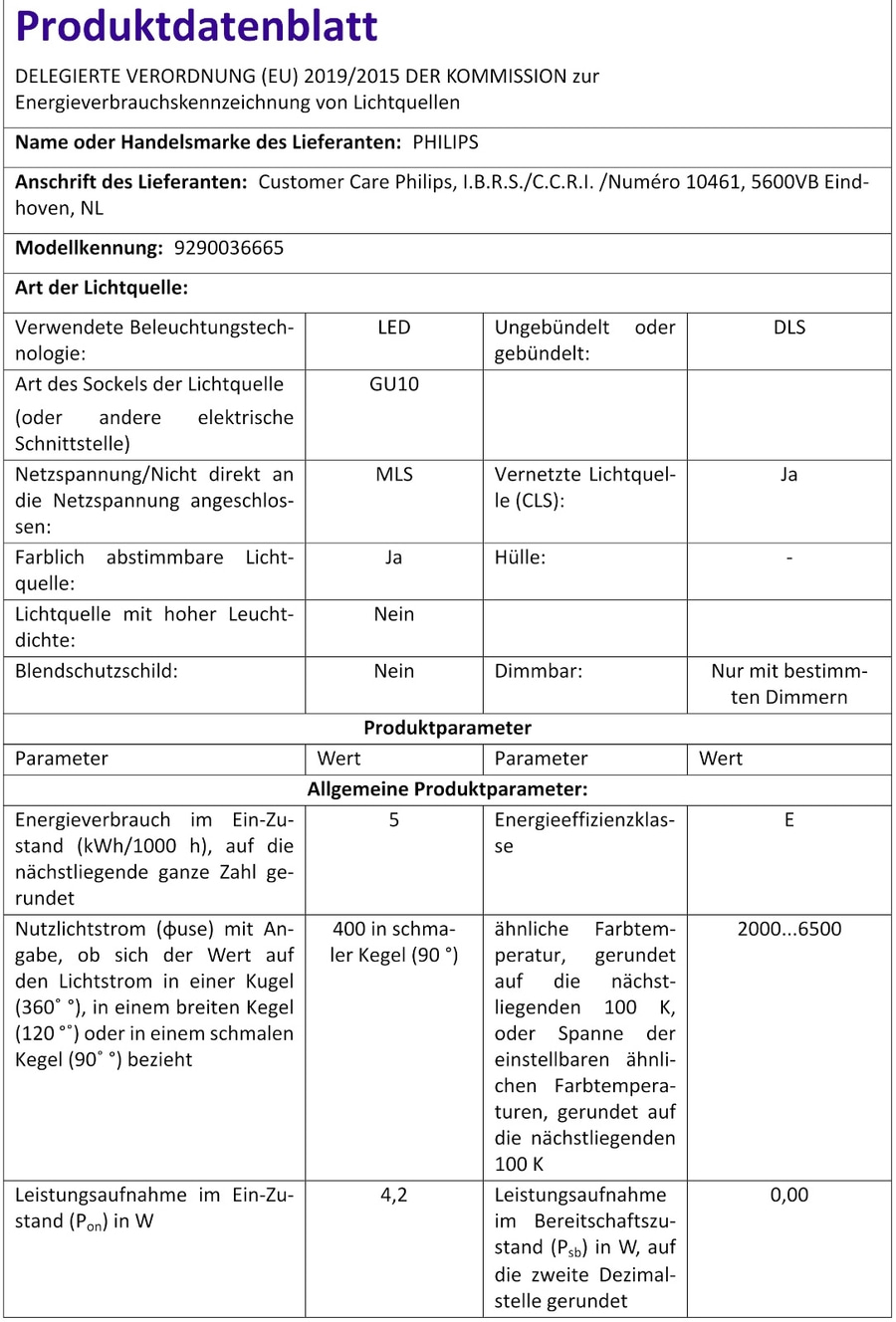 PHILIPS Hue White & Color Ambiance Fugato Bluetooth 4er-Spot weiß