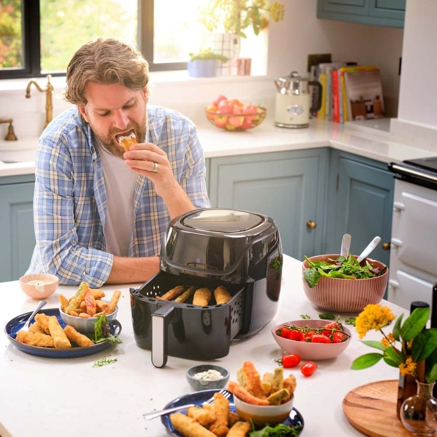 RUSSELL HOBBS Heißluftfritteuse Airfryer Satisfry Air Medium 27160-56 Backen