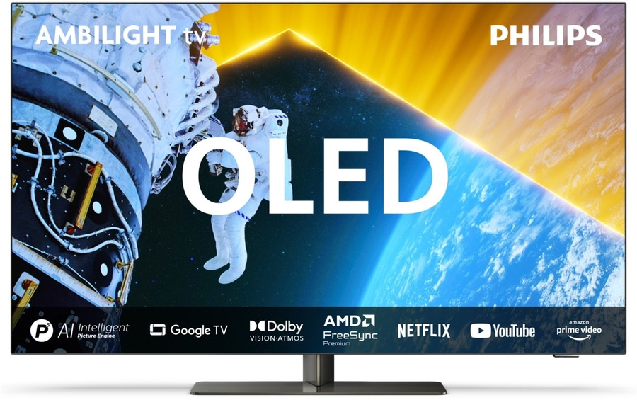 PHILIPS OLED Ambilight Fernseher 48 Zoll 4K UHD Smart TV 48OLED849/12 120 Hz
