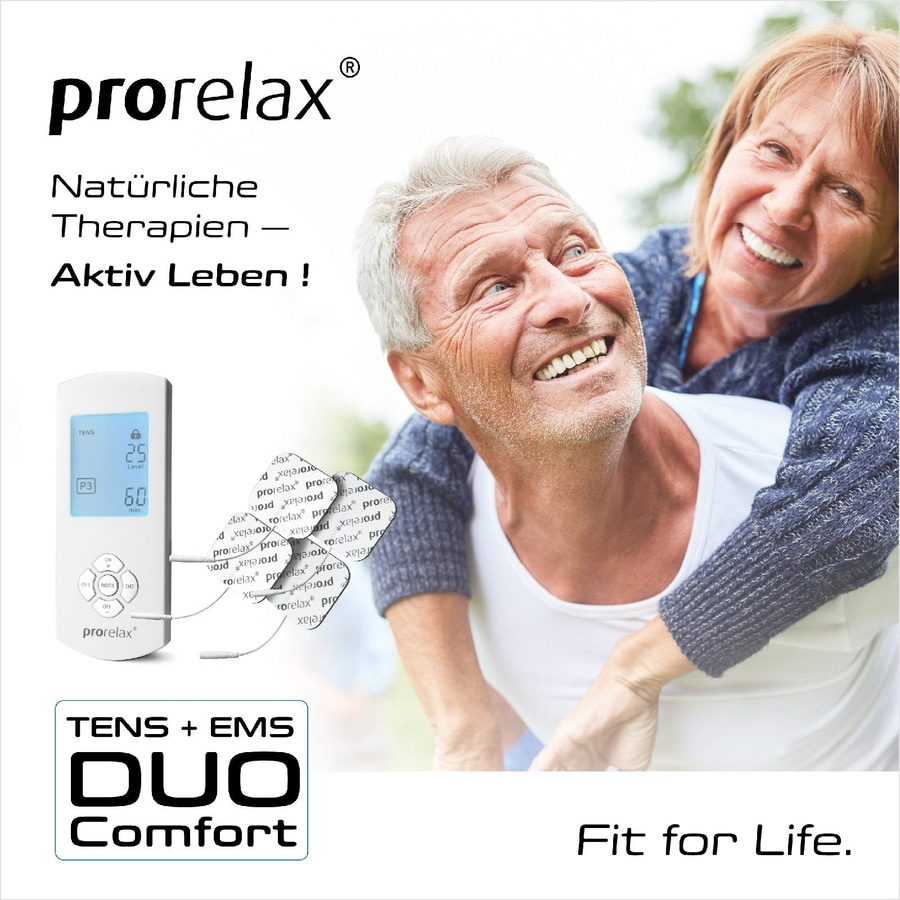 KORONA Electric Elektrostimulationsgerät prorelax TENS+EMS Duo weiß NEU