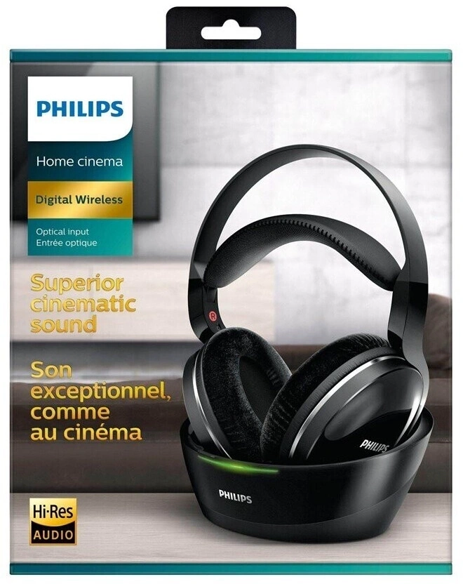 Philips Kopfhörer, Home Cinema, Digital Wireless, Hi-Res Audio, außergewöhnlicher Klang