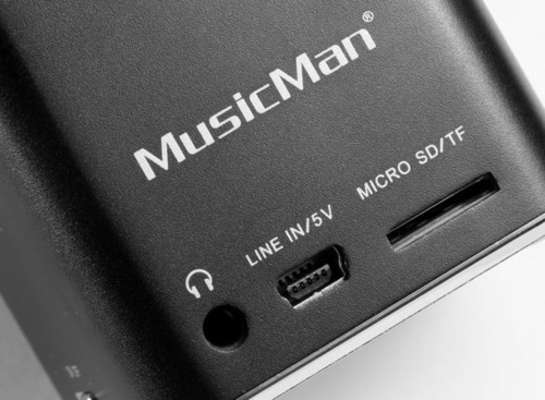 MusicMan Mini Soundstation Lautsprecher USB Slot MP3 MicroSD bis zu 32GB