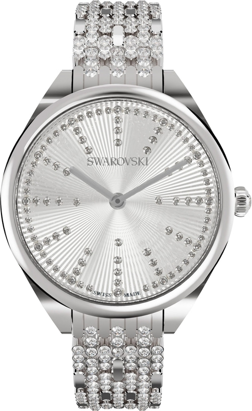 SWAROVSKI Damen Armbanduhr ATTRACT 5610490 Quarzuhr Edelstahl 30mm B-WARE