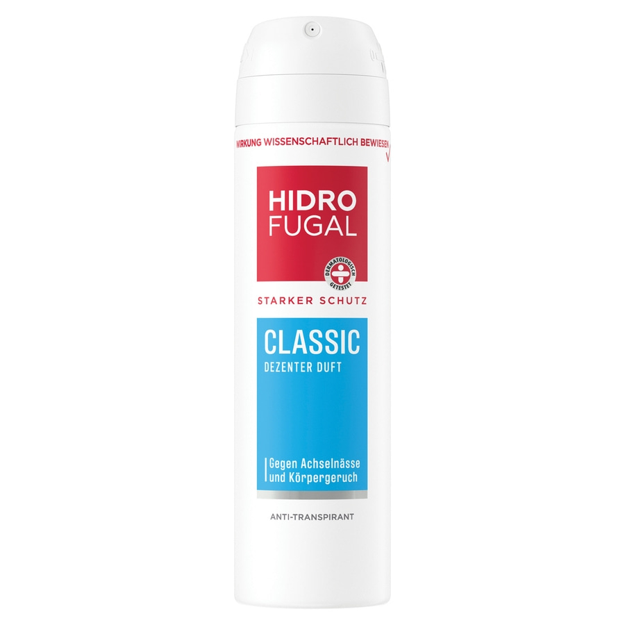 HIDROFUGAL Deo-Spray CLASSIC Starker Anti-Transpirant Schutz 4 x 150 ml