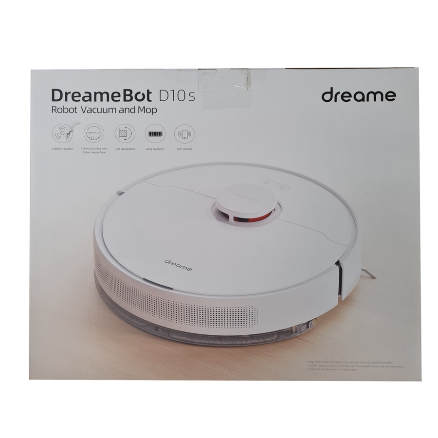 DREAME D10s Saugroboter Wischfunktion LDS-Kartierung HEPA Filter weiß B-WARE