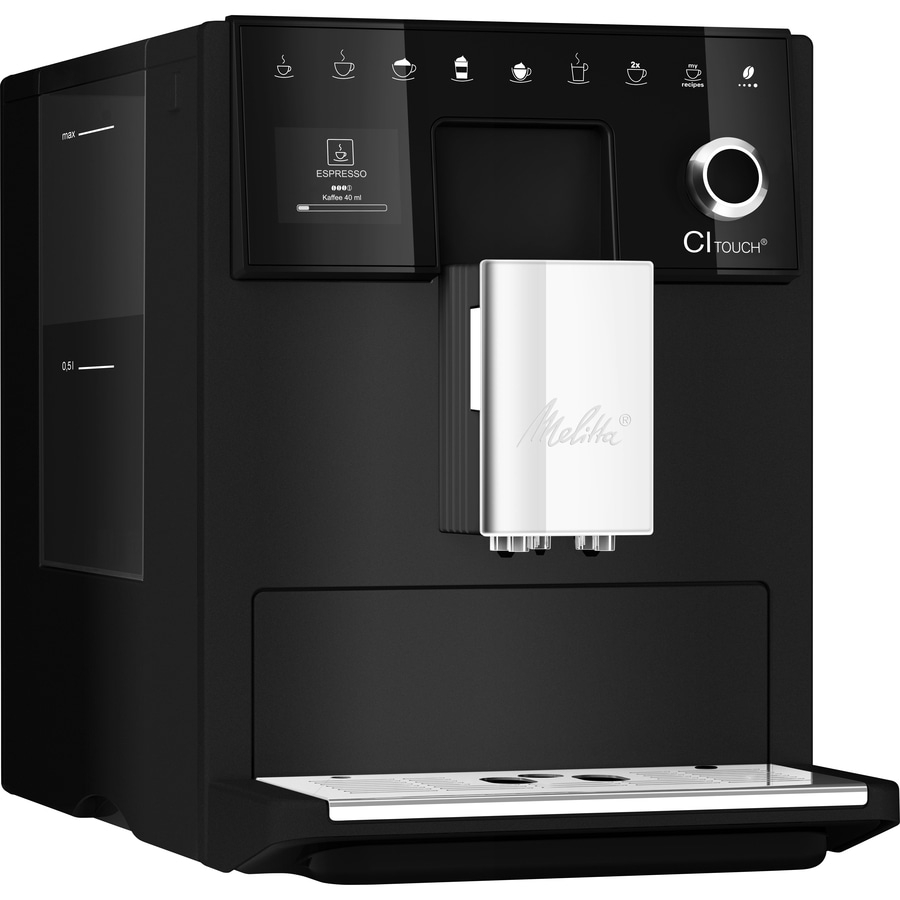 MELITTA Kaffeevollautomat CI Touch frosted black 630-112 1400W 10 Kaffeerezepte