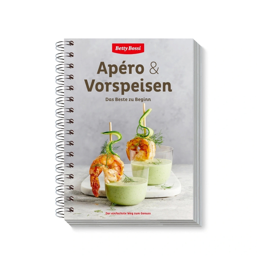 BETTY BOSSI Apéro & Vorspeisen Backbuch + Aperoring Backform Fingerfood Häppchen