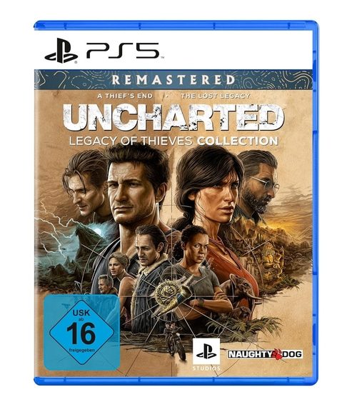 Uncharted: Legacy of Thieves Collection für PS5, USK 16, Remastered