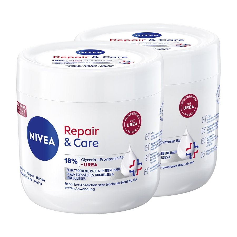 NIVEA Repair & Care Körpercreme mit 18% Glycerin und Provitamin B5