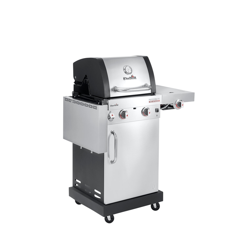 Char-Broil Gasgrill, Edelstahl, professionell, Tru-Infrarot, Kochfeld, Thermometer