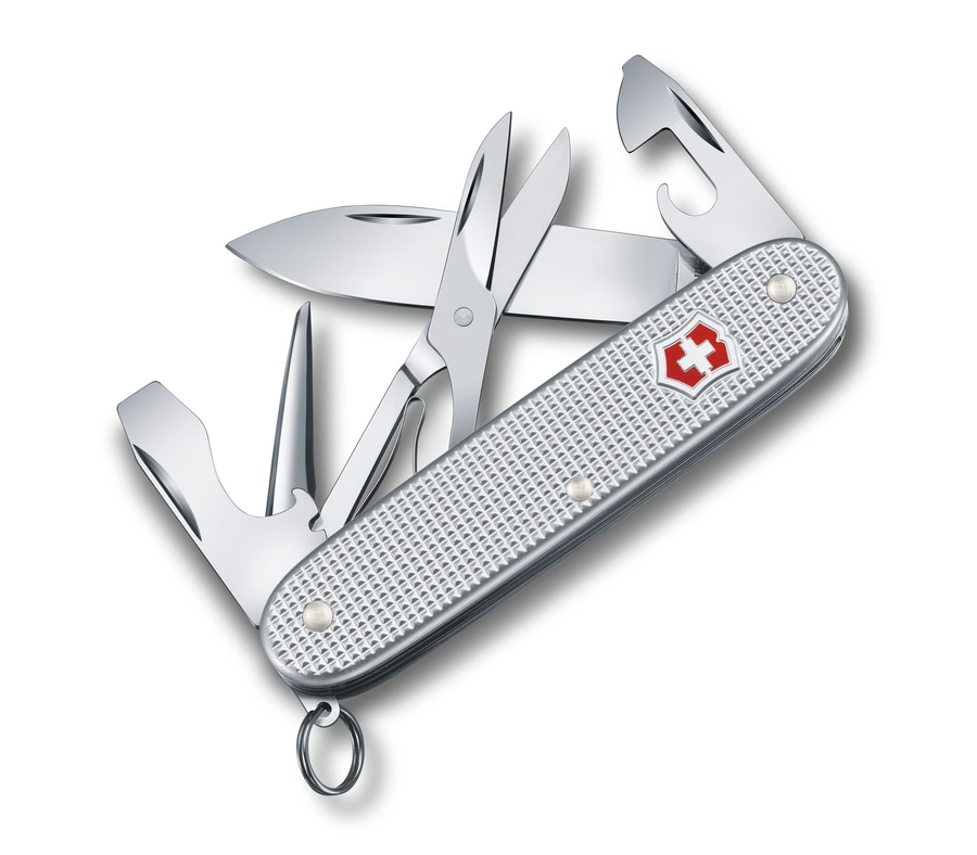 VICTORINOX Pioneer Alox Schweizer Taschenmesser 0.8231.26 9 Funktionen silber