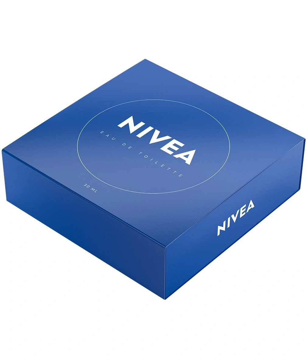 Nivea Eau de Toilette Box, blau, 30 ml, Produktverpackung, Kosmetik