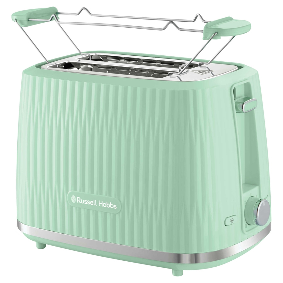 RUSSELL HOBBS Toaster Eden 27374-56 Auftauen Aufwärmen Brötchenaufsatz Pistazie