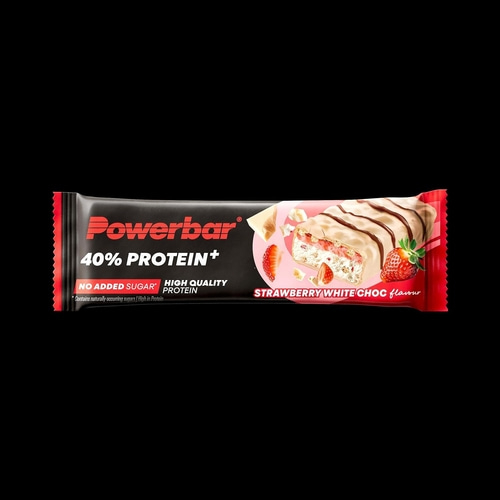Powerbar mit 40% Protein, Erdbeer-White-Choc-Geschmack