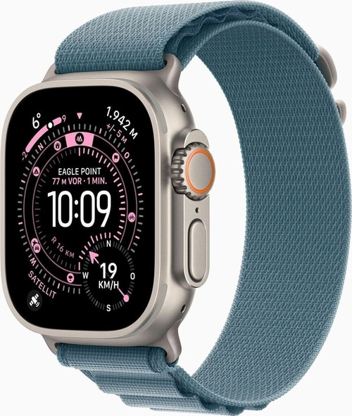 APPLE Watch Ultra 3 GPS + Cell 49mm Titangehäuse Alpine M Blau MEWM4QF/A B-Ware
