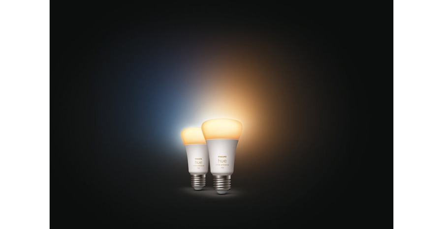 Philips White Ambiance E27/8W 1100lm Doppelpack Smarte Glühbirnen dimmbar B-WARE