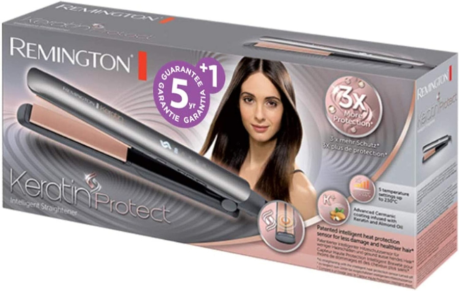 REMINGTON Haarglätter Glätteisen S8598 Keratin Protect 160-230 Hitzeschutzsensor