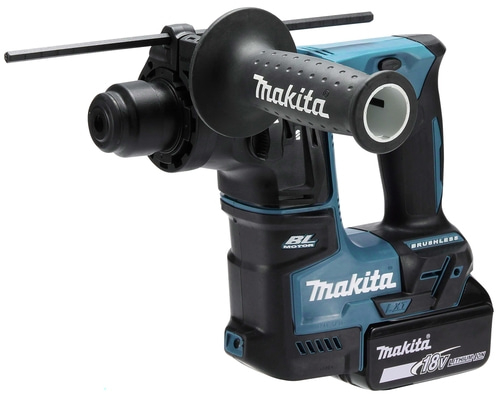 Makita Akku-Bohrhammer, blau-schwarz, 18V, BL-Motor, Lithium-Ionen-Akku, Werkzeug