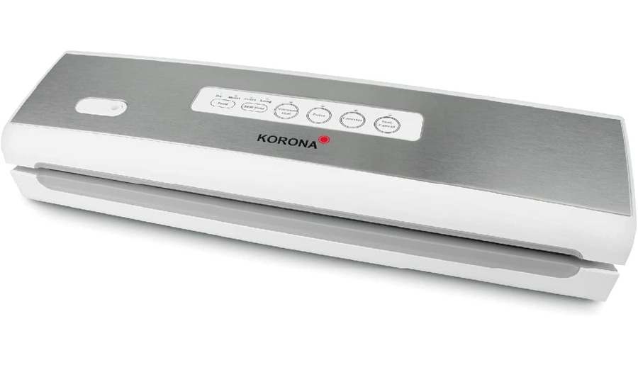 KORONA ELECTRIC 4-in-1 Vakuumierer 28000 28cm Sous Vide Garen 110W weiß NEU