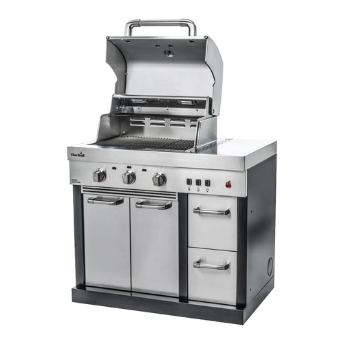 CHAR-BROIL ULTIMATE 3200 3-Brenner Gasgrill 6.6 kW Edelstahl Typ 304 NEU