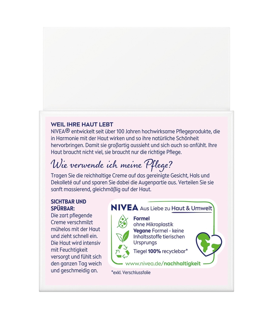 NIVEA Reichhaltige Tagespflege für trockene Haut mit Mandelöl LSF30 2 x 50ml