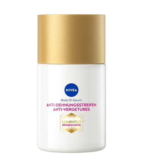 NIVEA Anti-Dehnungsstreifen Body Öl-Serum mit LUMINOUS 630® Körper Öl 100ml