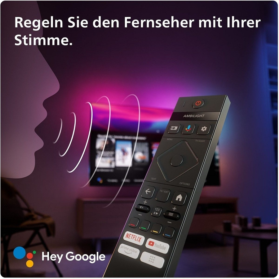 PHILIPS OLED Ambilight Fernseher 65 Zoll 4K Ultra HD Smart TV 65OLED849/12 120Hz