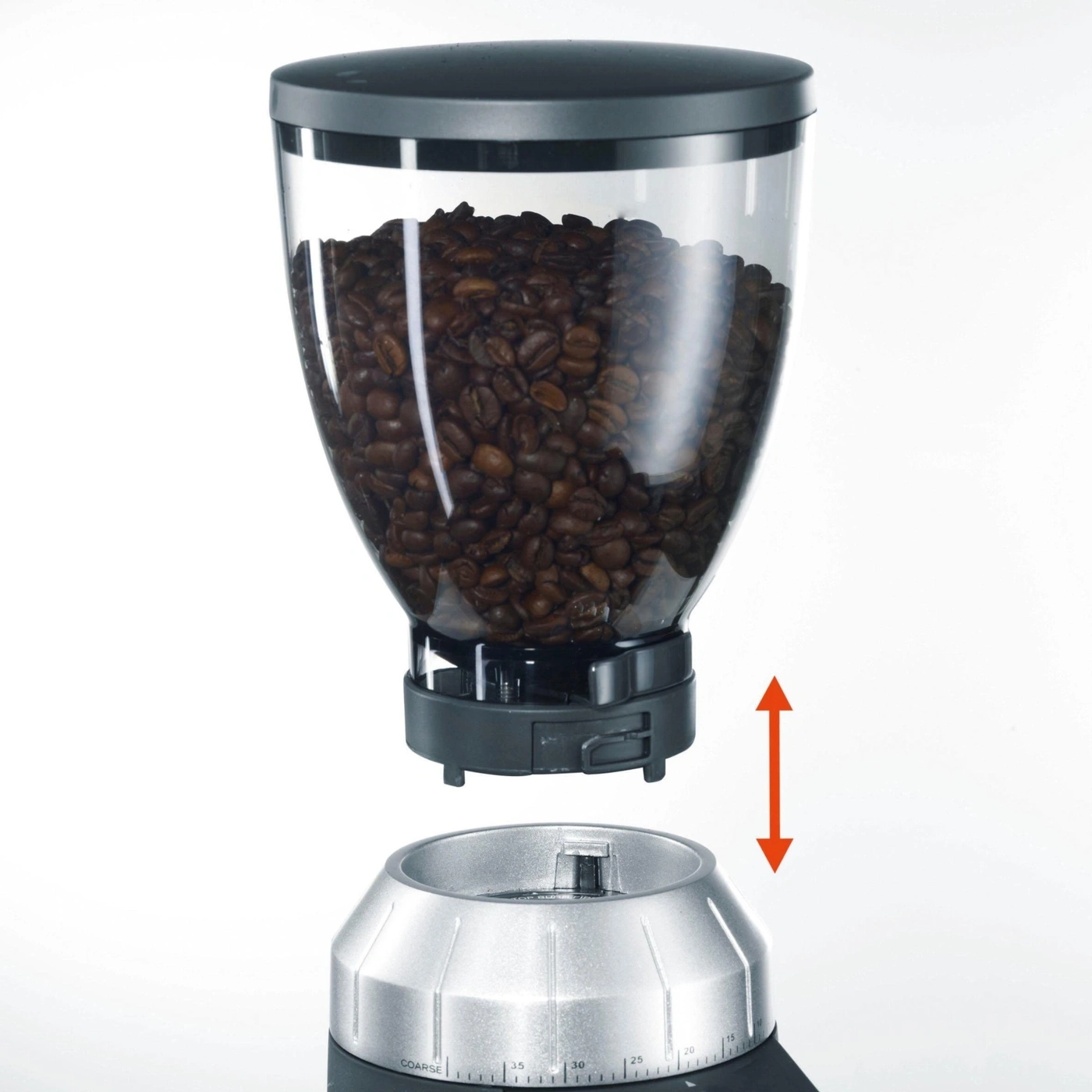GRAEF Kaffeemühle CM 800 40 Mahlgradeinstellungen elektrische Mühle silber