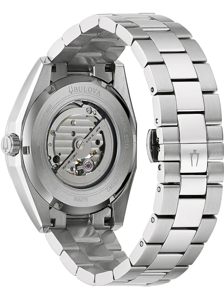 BULOVA Herrenarmbanduhr 96A275 Mechanische Uhr Kristallglas 42mm 30ATM B-WARE