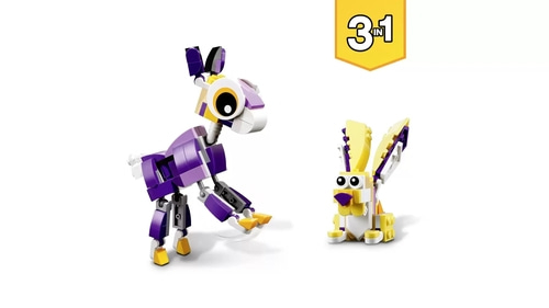 2 x LEGO Creator 3in1 Wald-Fabelwesen 31125 Bauset Spielzeug 175 Steine NEU