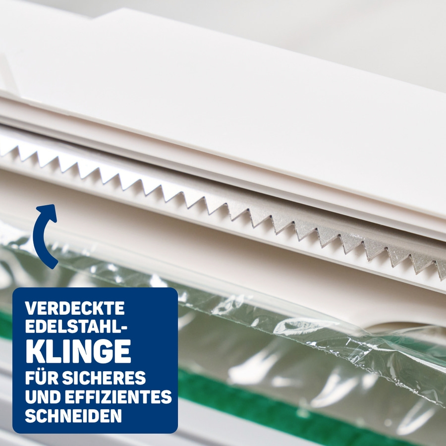 Toppits Folienspender Folienabroller Folienschneider Alufolie Frischhaltefolie