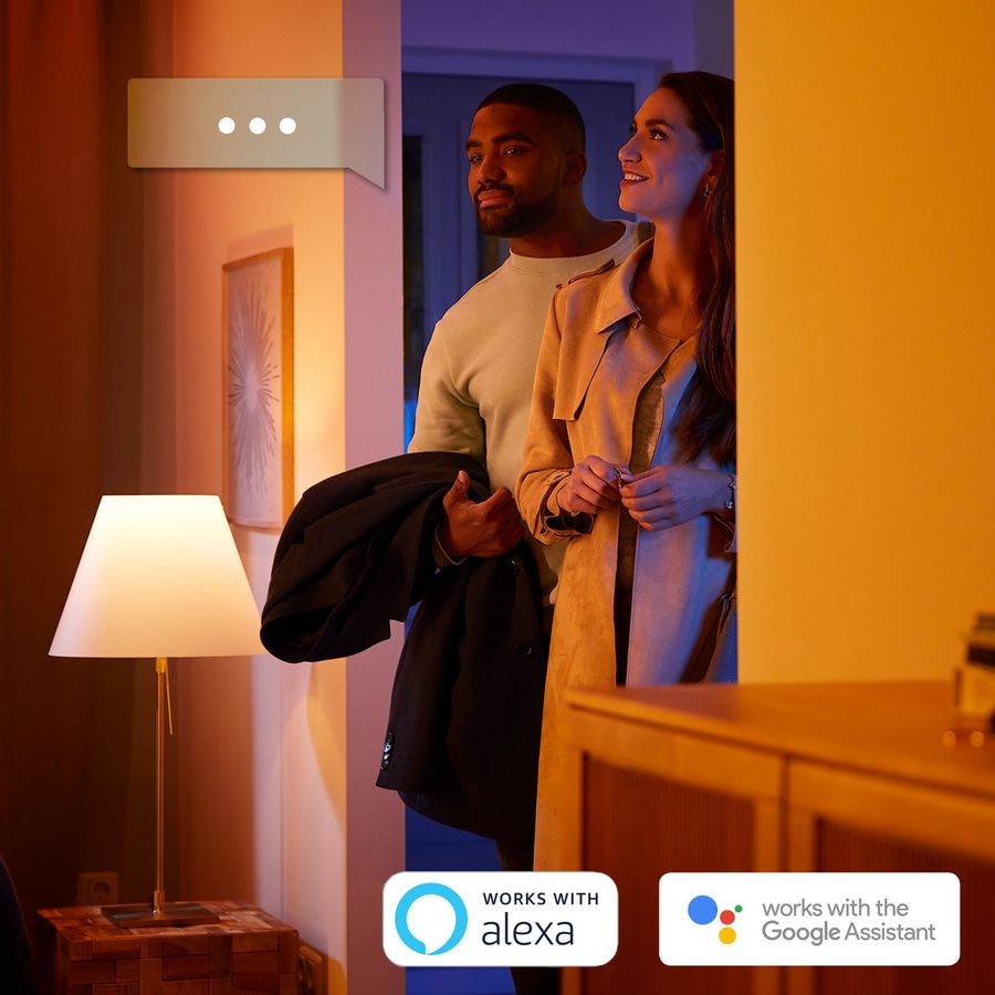 PHILIPS Hue White & Color Ambiance Argenta LED 3er-Spot Bluetooth 5,7W silber