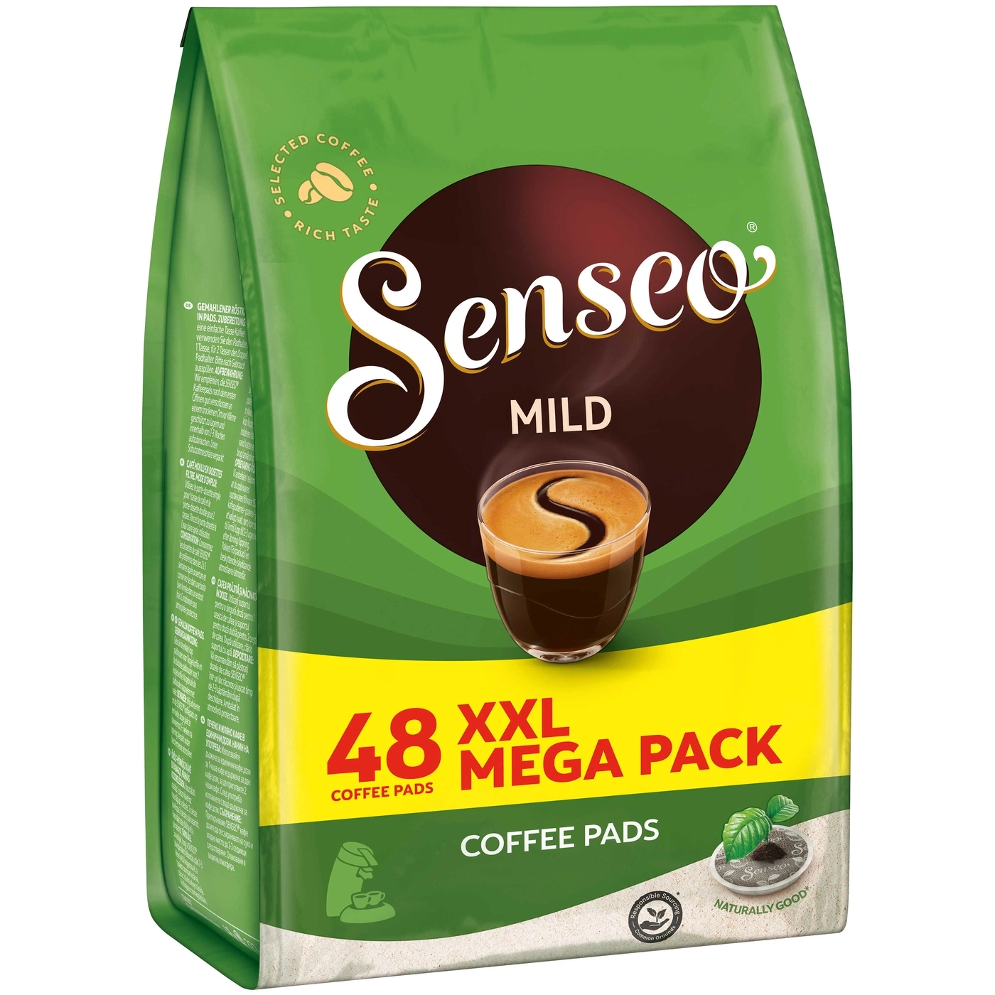 Senseo Kaffee Pads XXL Mega Pack, 48 Pads, Mild, Kaffeezubereitung