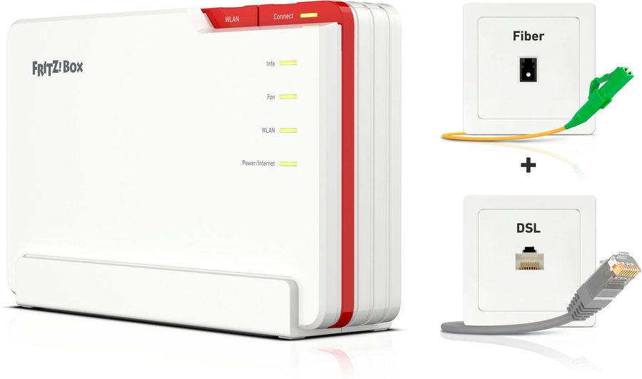 AVM WLAN-Router FRITZ!Box 5690 Pro Wi-Fi 7 Gigabit-LAN USB DECT-Anschluss B-WARE