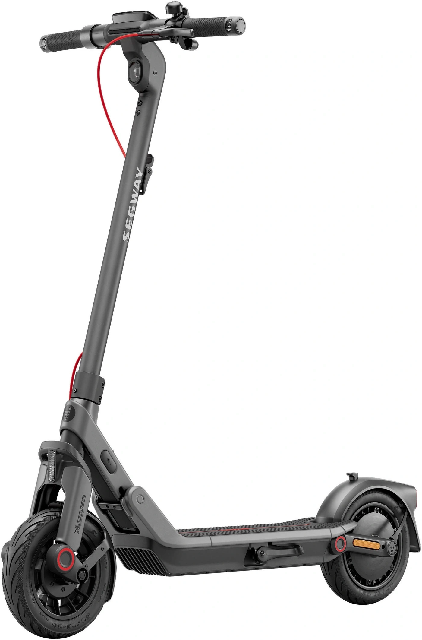 Segway Elektro-Scooter im Detail, Vorderrad und Lenker