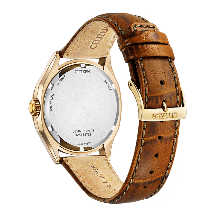 CITIZEN Herren Armbanduhr AW1753-10A Herrenuhr Lederarmband B-Ware