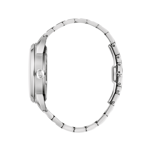 Bulova 96B424 Armbanduhr Automatikuhr Mechanisch Silberfarben 42 mm B-Ware