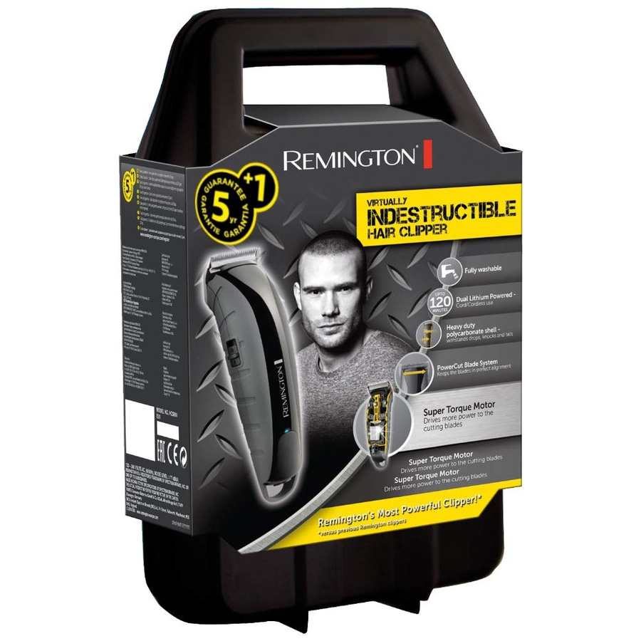 REMINGTON Haarschneider Indestructible HC5880 Haarschneidemaschine Akku Netz